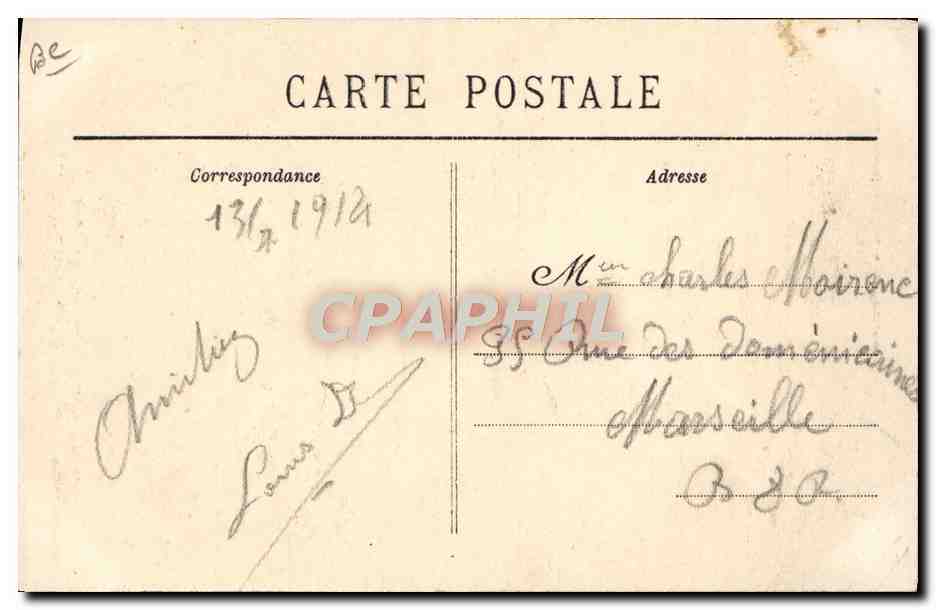 Mont-Ventoux (Vaucluse) — Etage de Ruches (Auf dem Weg zum Observatorium) — Künstlerische Editionen J. Bruin & Cie, Carpentras — Rückseite