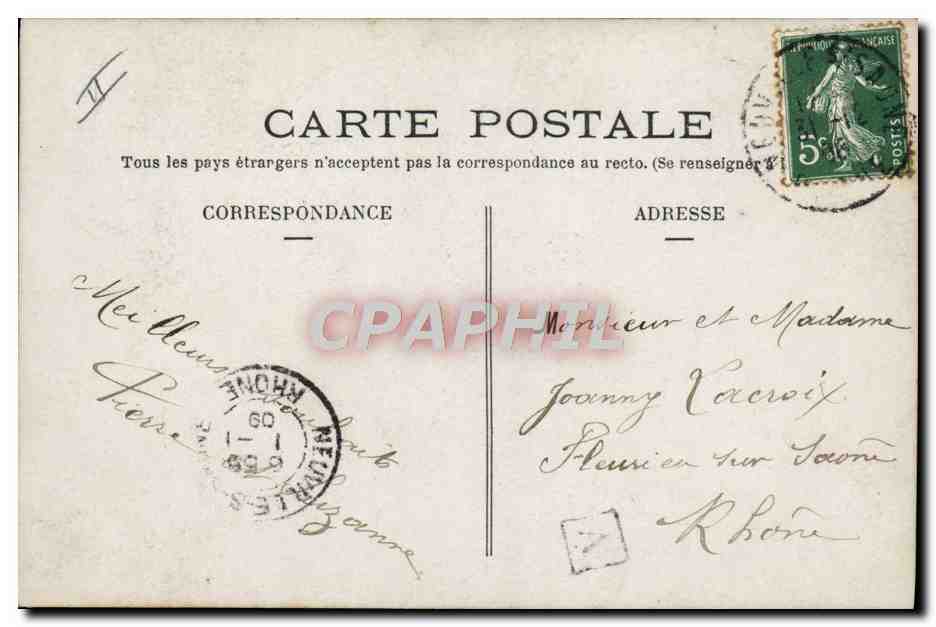CPA Champignon Champignons Enfant Bebe — Verso
