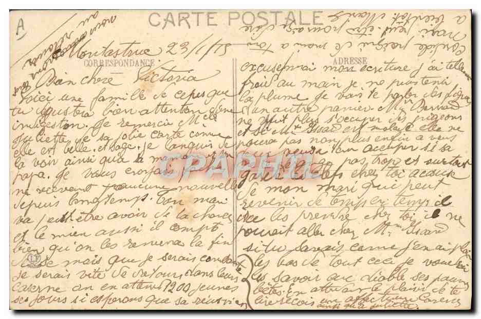 CPA Champignon Champignons Hautes Pyrenees Galan Une famille de cepes  — Verso