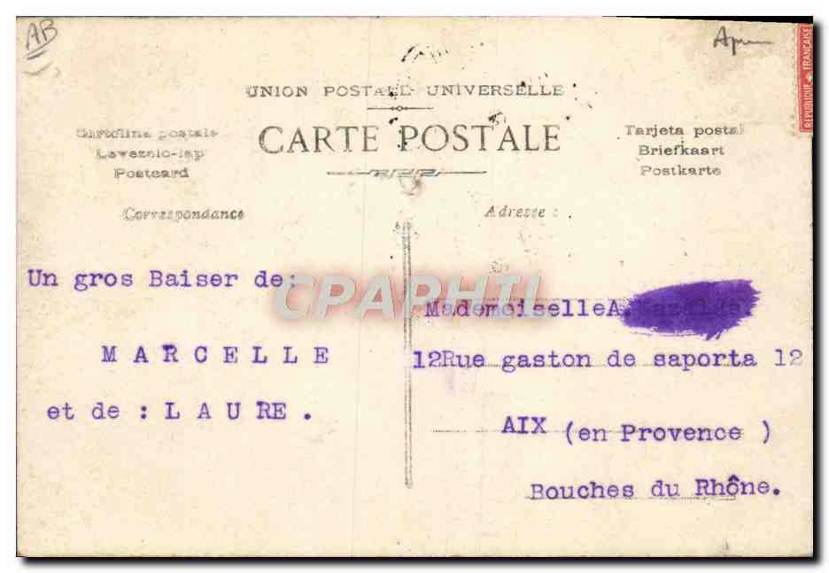 CPA Champignon Champignons Enfants Bebes — Verso