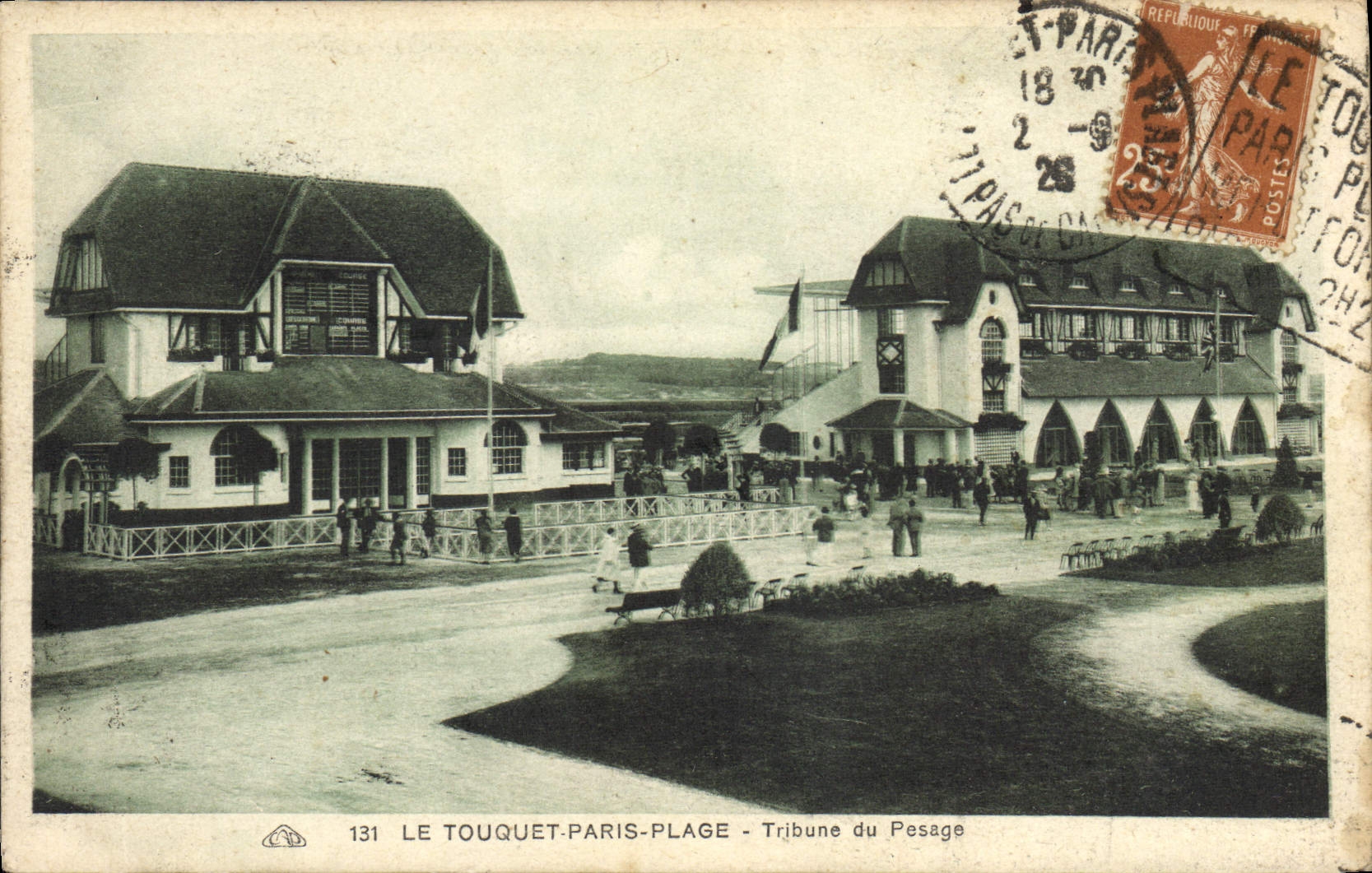 Le Touquet-Paris-Plage - Tribune du Pesage — éditeur Gr. Anacréons les Arts Photo à Lille