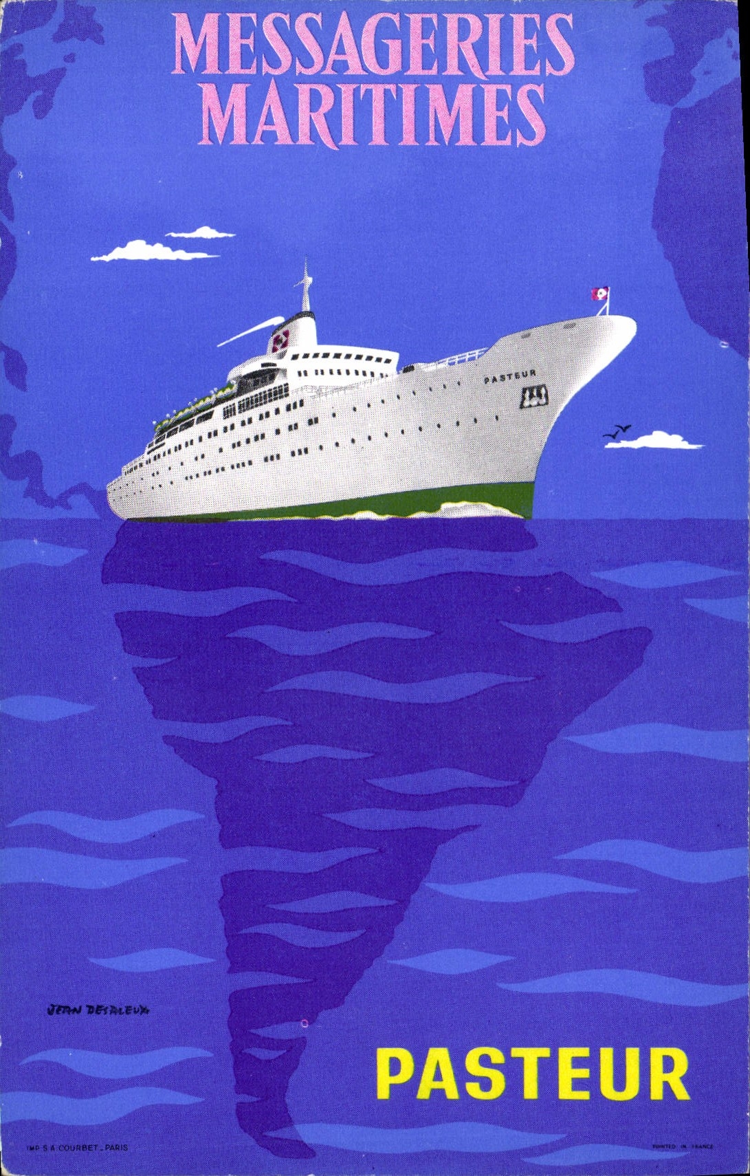 Cruises sur le paquebot Pasteur — Messageries Maritimes — Jean Desaleux, Paris