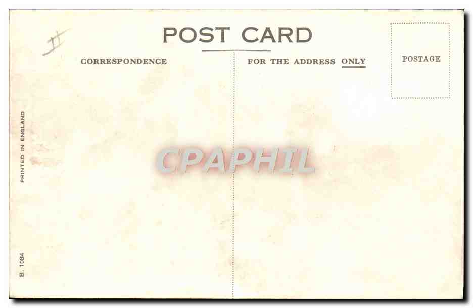 Cunard RMS Queen Mary — dessin de G.E. Parker — imprimée en Angleterre — Verso