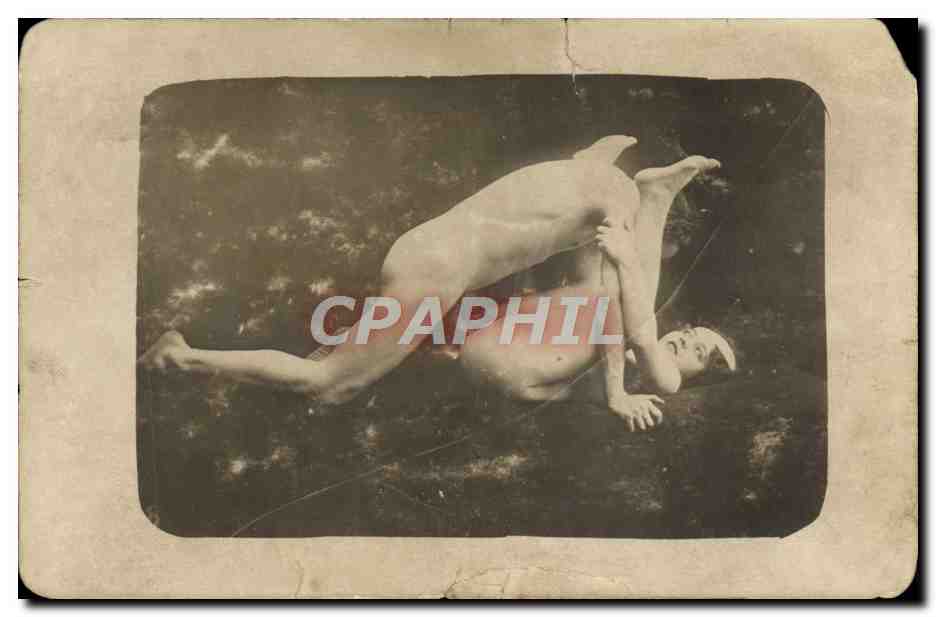CARTE PHOTO Nu erotique Femme pornographique