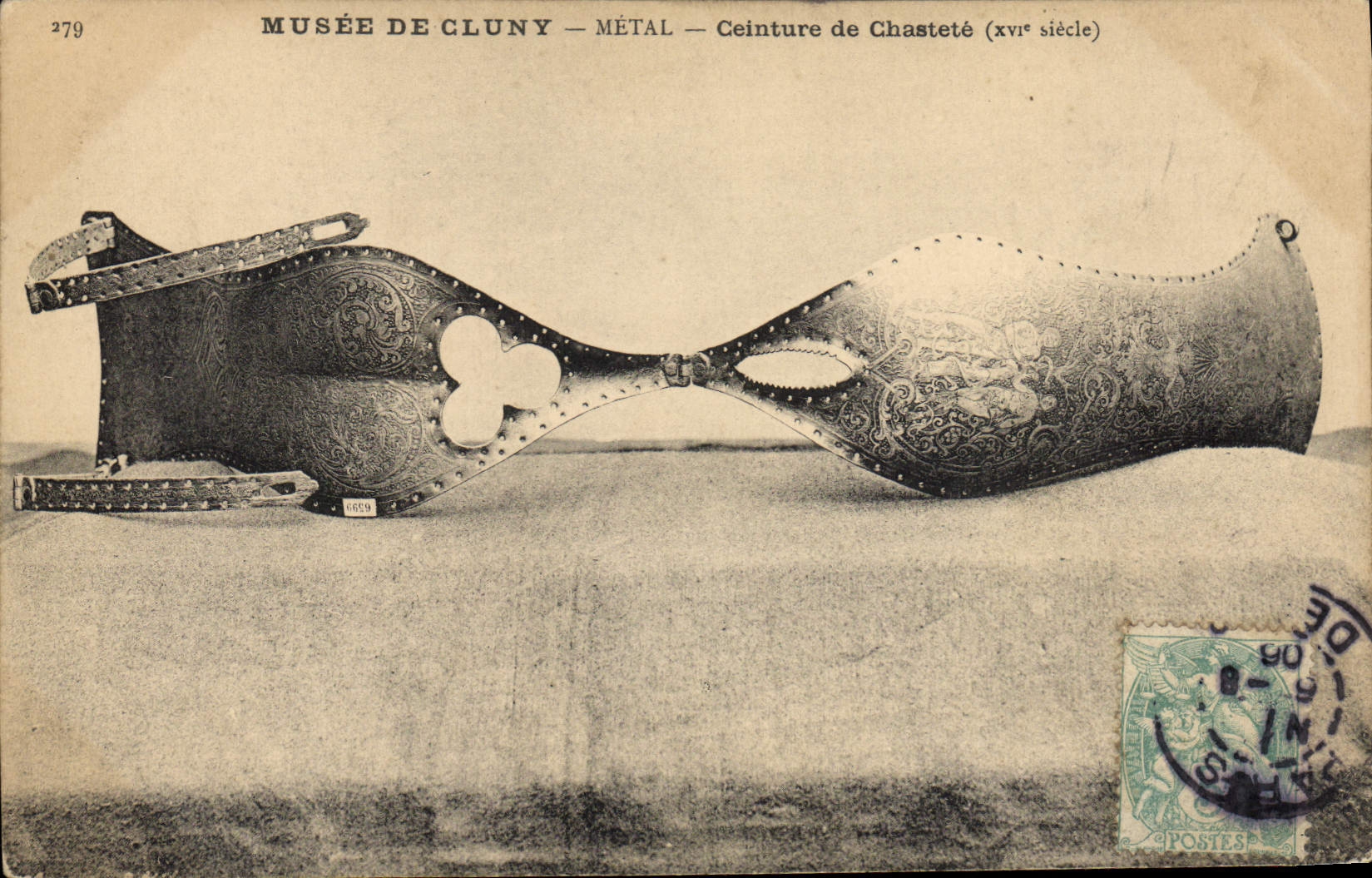 Musée de Cluny — Ceinture de Chasteté (xviiie siècle) — n° 279