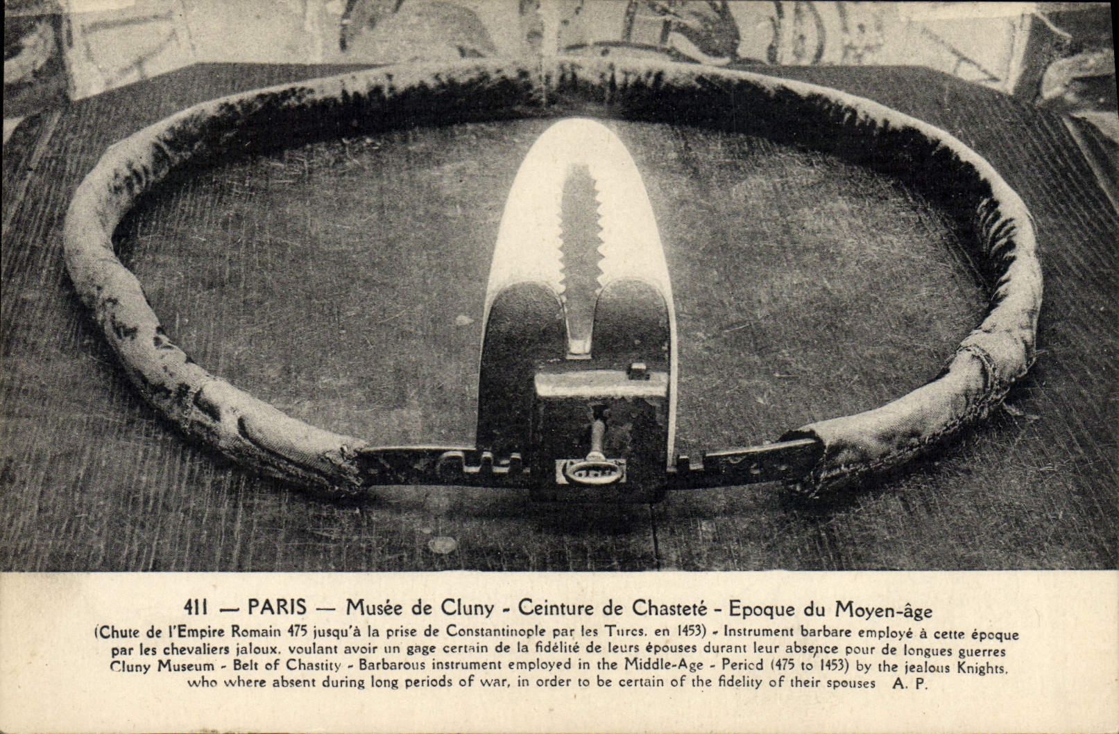 Cluny — Ceinture de chasteté — Musée de Cluny