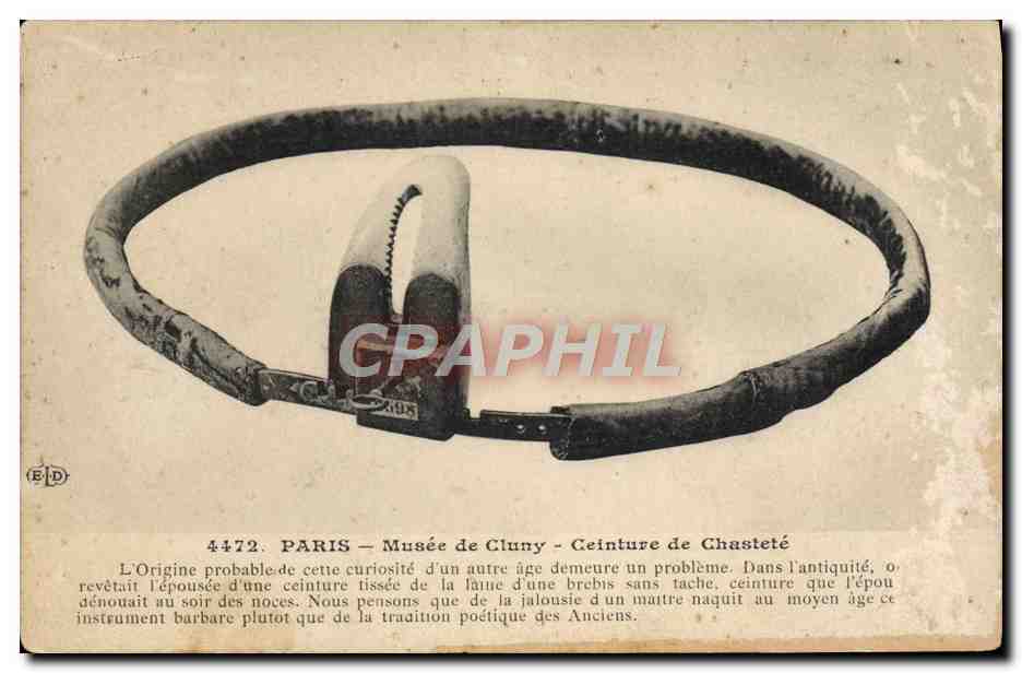 Paris — Musée de Cluny — Ceinture de chasteté