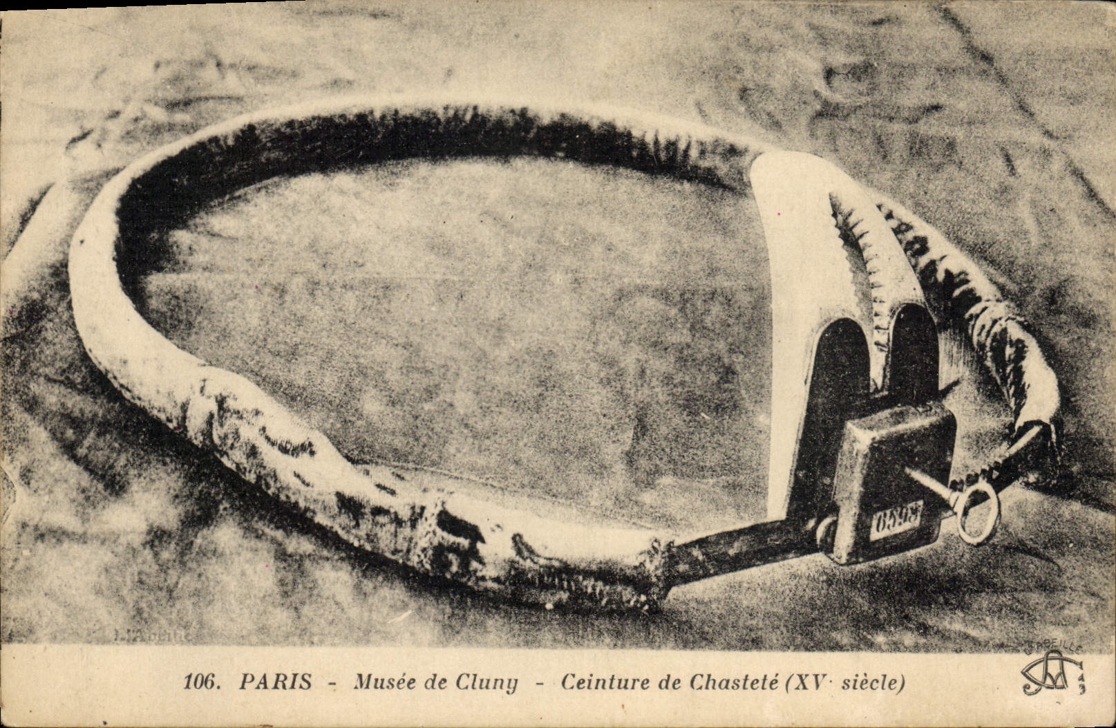 Paris - Musée de Cluny - Ceinture de Chasteté (XVe siècle)