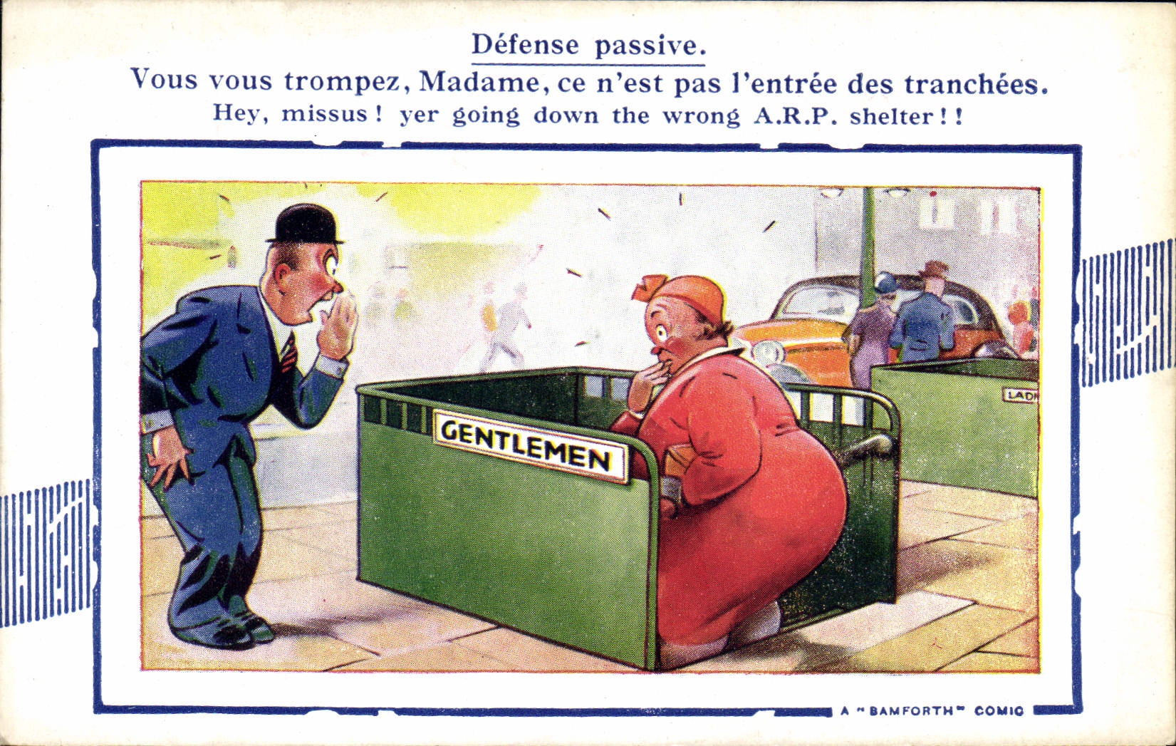 CPA Fantaisie Illustrateur Homme Gentlemen 