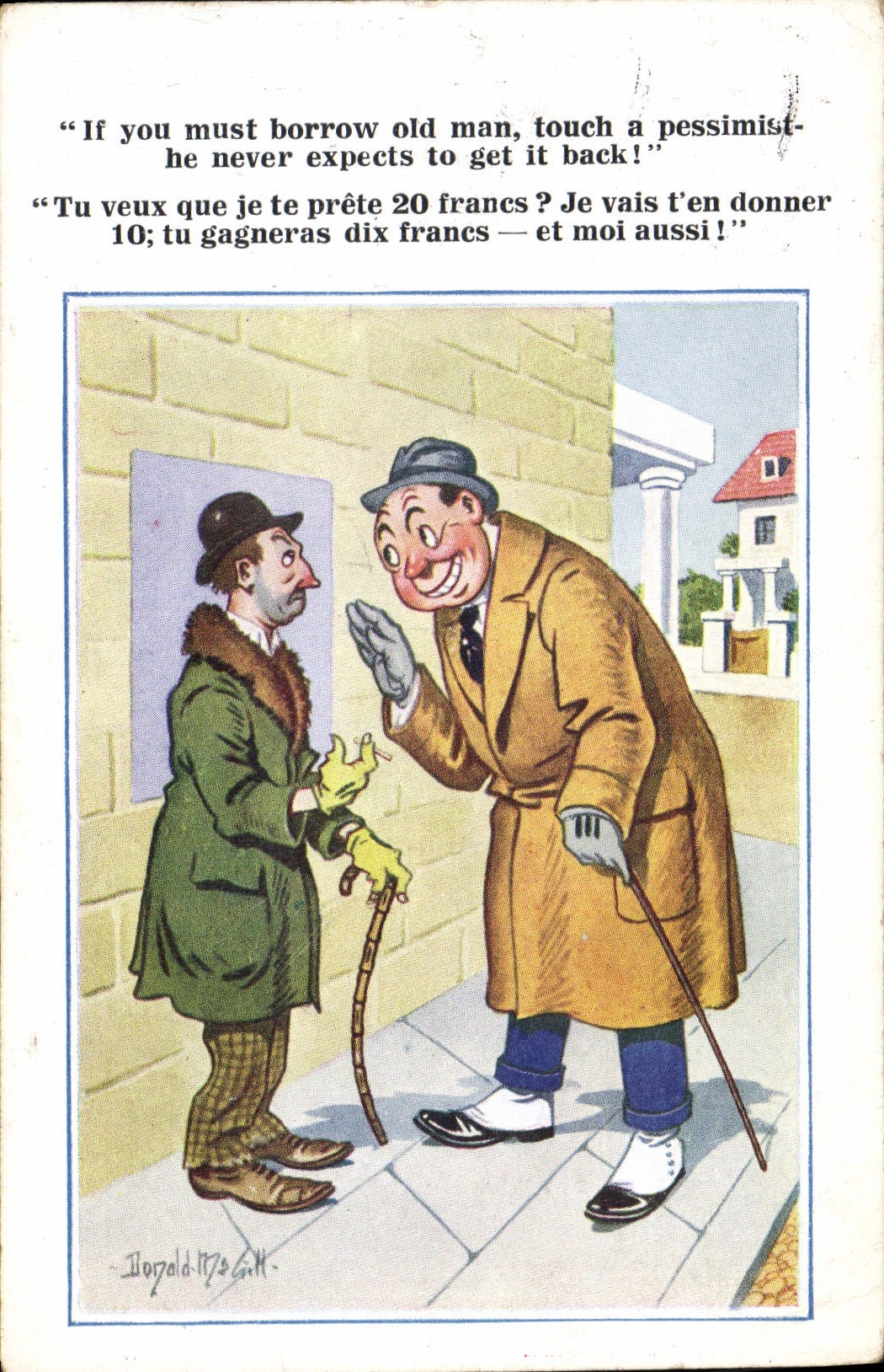 CPA Fantaisie Illustrateur Donald McGill 