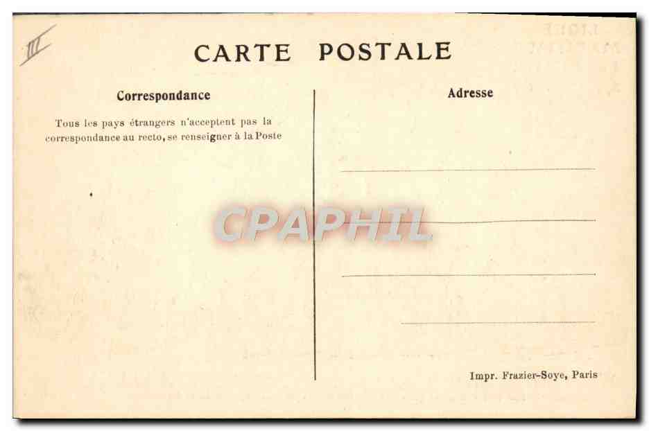 Frégate cuirassée la « Gloire » — Ligue Maritime Française, Paris — (18) — Aubert-Stein, 1908 — Verso