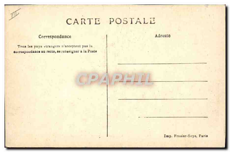 Marina francese — 1875-1895 — Ligue Maritime Française, 8 rue La Boétie, Parigi — Verso