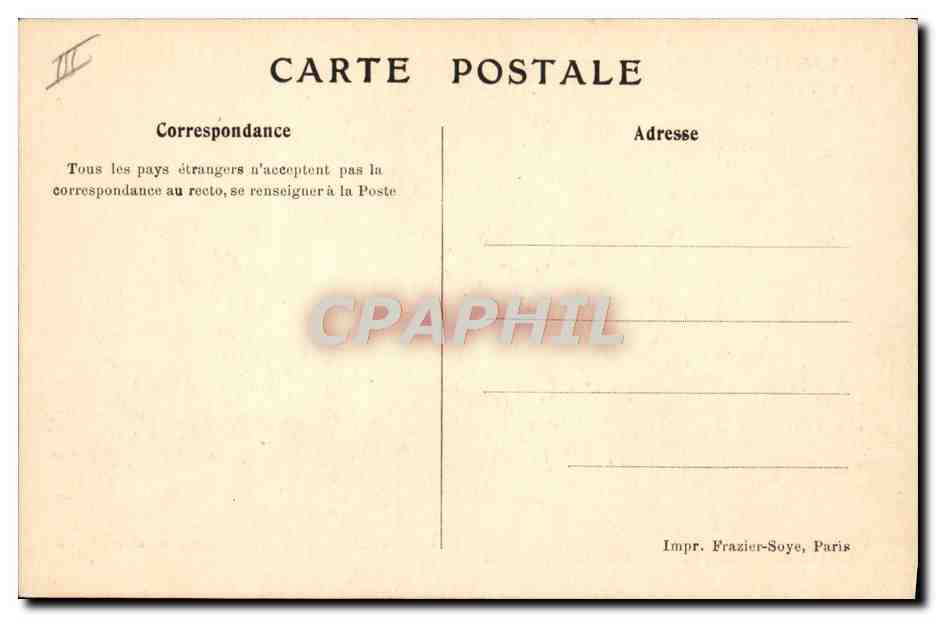Navire de la Ligue Maritime Française — La « Couronne » du XVIIe siècle — éditeur Ligue Maritime Française, 8, rue La Boétie, Paris — Achterkant