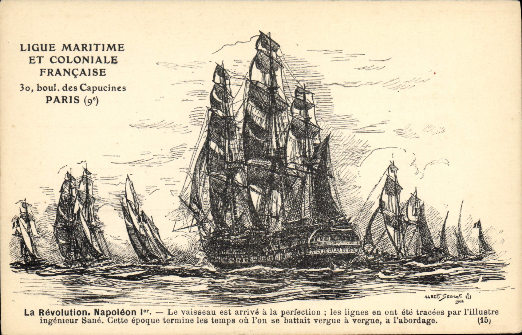 La Révolution. Napoléon Ier — Ligue Maritime et Coloniale Française — Albert Sedaine (15)
