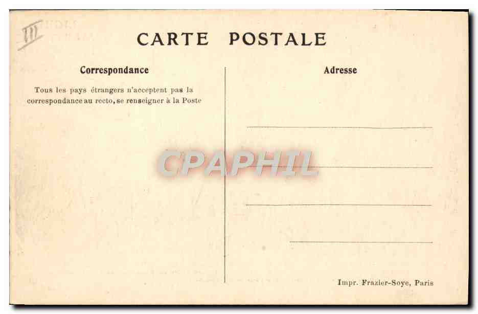 Les Phéniciens — Le vaisseau « Gaoul » — Ligue Maritime Française, 8 rue La Boétie, Paris — Achterkant