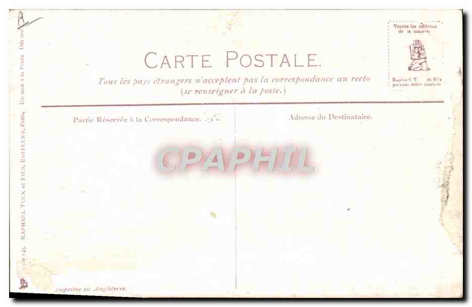CPA Illustrateur Shapleaca La tour Prends garde Marins  — Rückseite