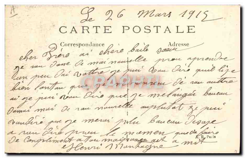 Artillerie lourde allemande — Le Mortier de 340 — A.R. — n° 204 — Reverso