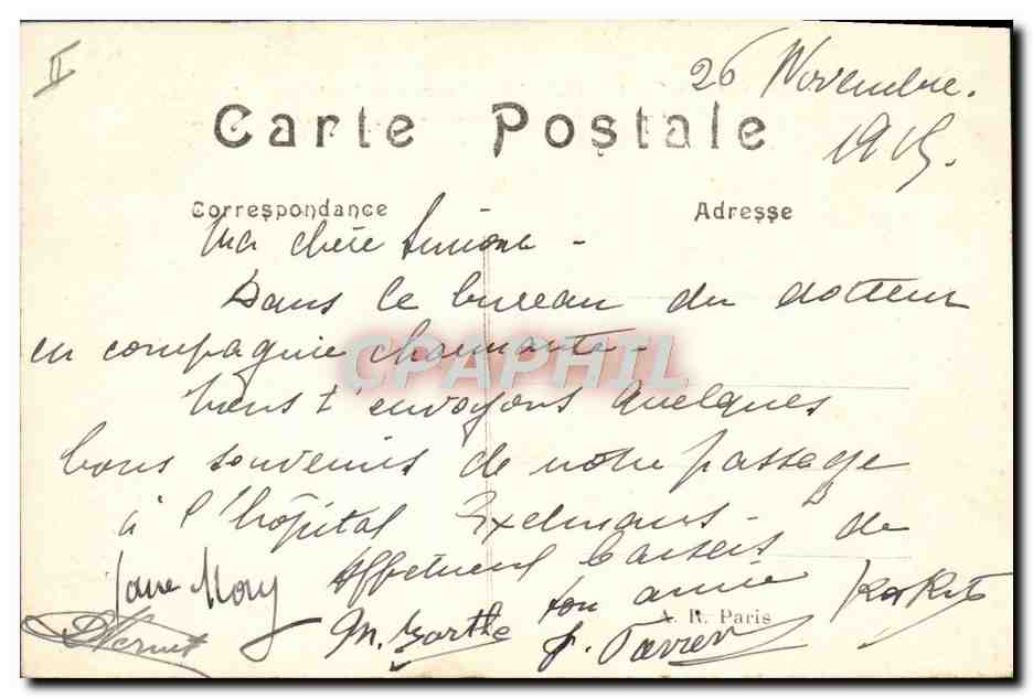 CPA Militaria Nouvelle artillerie lourde francaise Pieces de 155 long montees sur affuts mobiles  — Rückseite