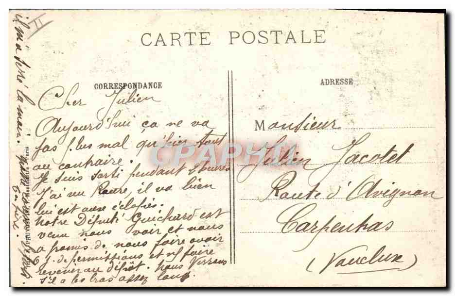 CPA Militaria En Champagne Bombe non eclatee a la ferme d'Alger apres le bombardement  — Rückseite