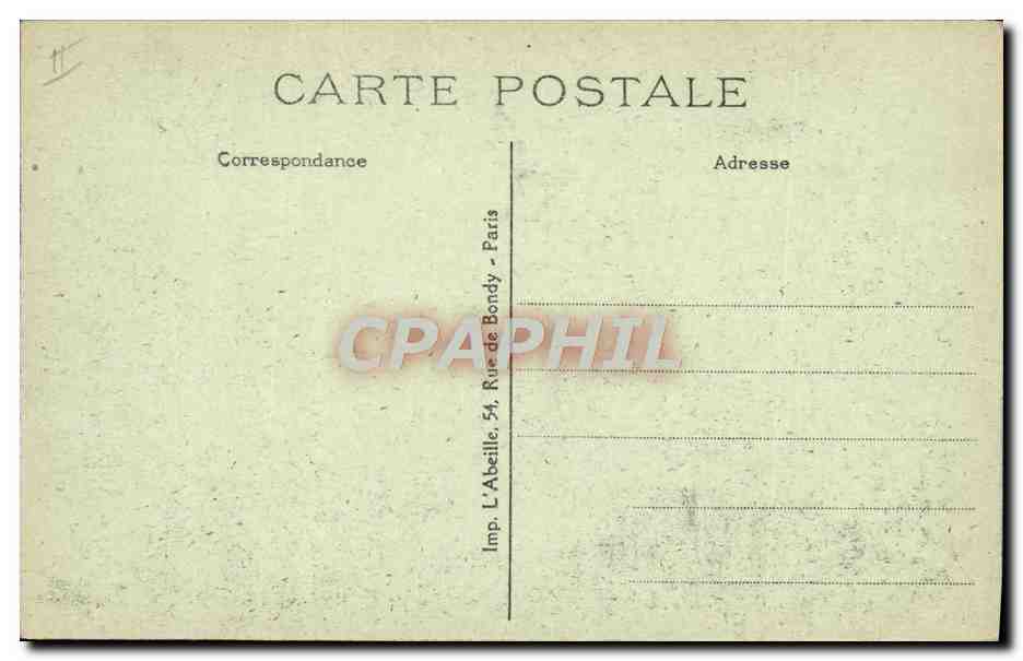 CPA Militaria Paris Les fetes de la Victoire 14 juillet 1919 Rond point des Champs Elysees la pyramide des canons Coq — Rückseite