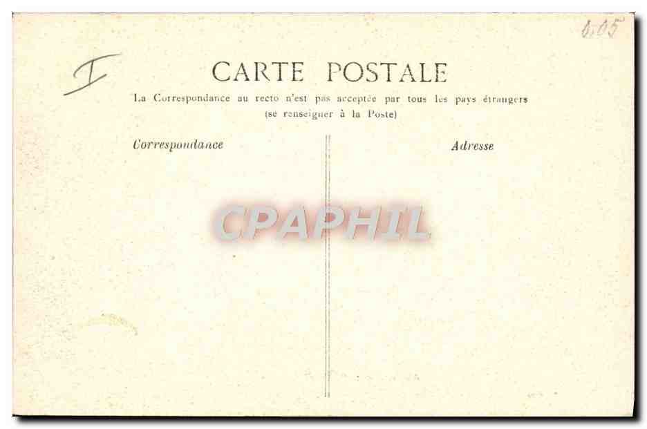 CPA Militaria Artillerie Tir de batterie 155 court  — Rückseite