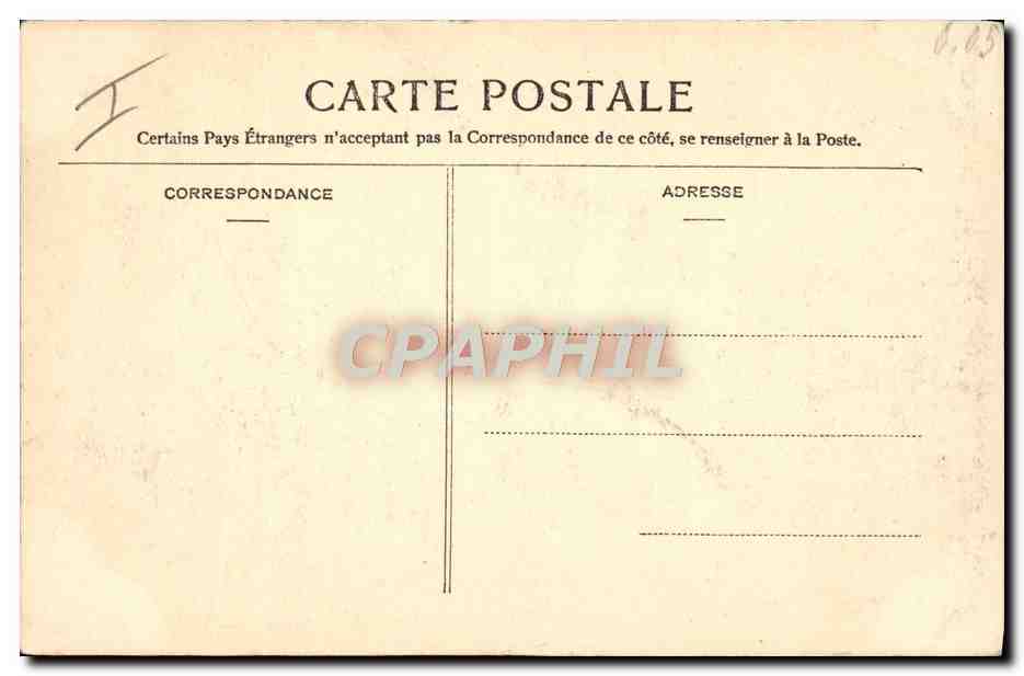 CPA Militaria Tir de batterie Canon de 95 — Rückseite