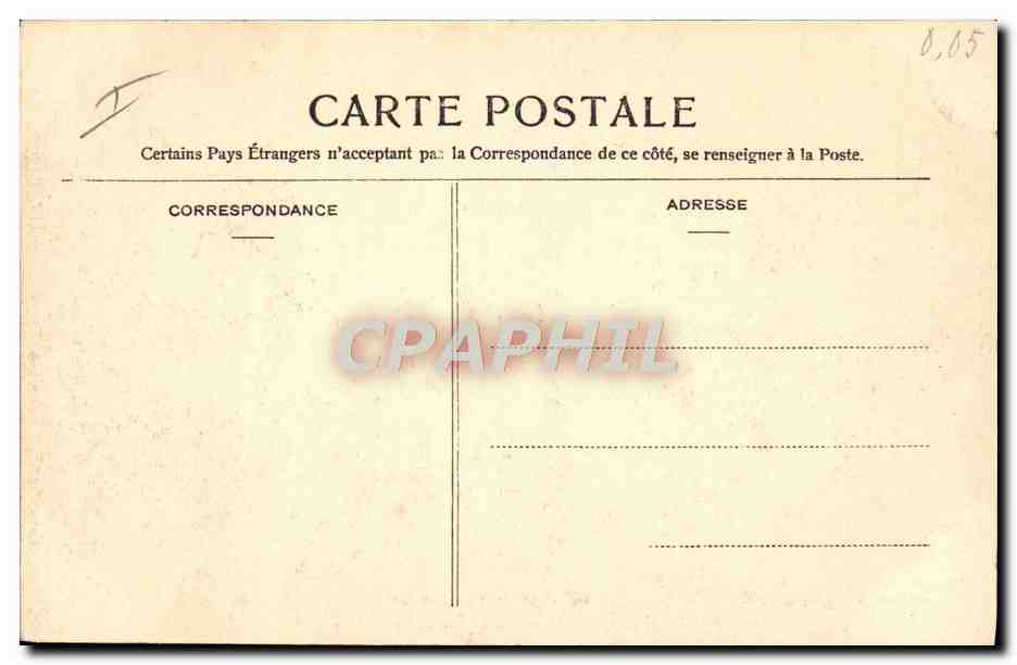 CPA Militaria Artillerie Piece de 75 — Rückseite