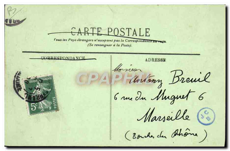 CPA Folklore Auvergne Le lac d'Aydat Vaches  — Verso