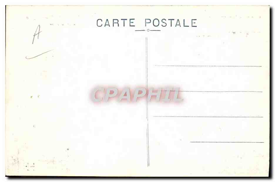 CPA Folklore Auvergne Sur la montane Vaches Enfant TOP — Verso