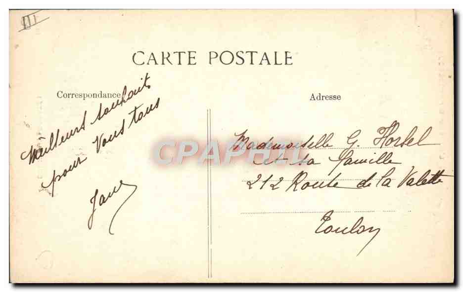 CPA Folklore Auvergne Deux Auvergnates — Verso