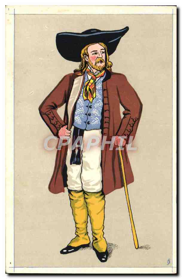 CPA Folklore Basse Auvergne Bourgeois Campagnard de Tarenteix Le Mouistre 