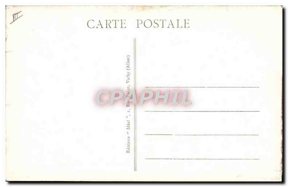 CPA Folklore Auvergne La demande en mariage  — Verso