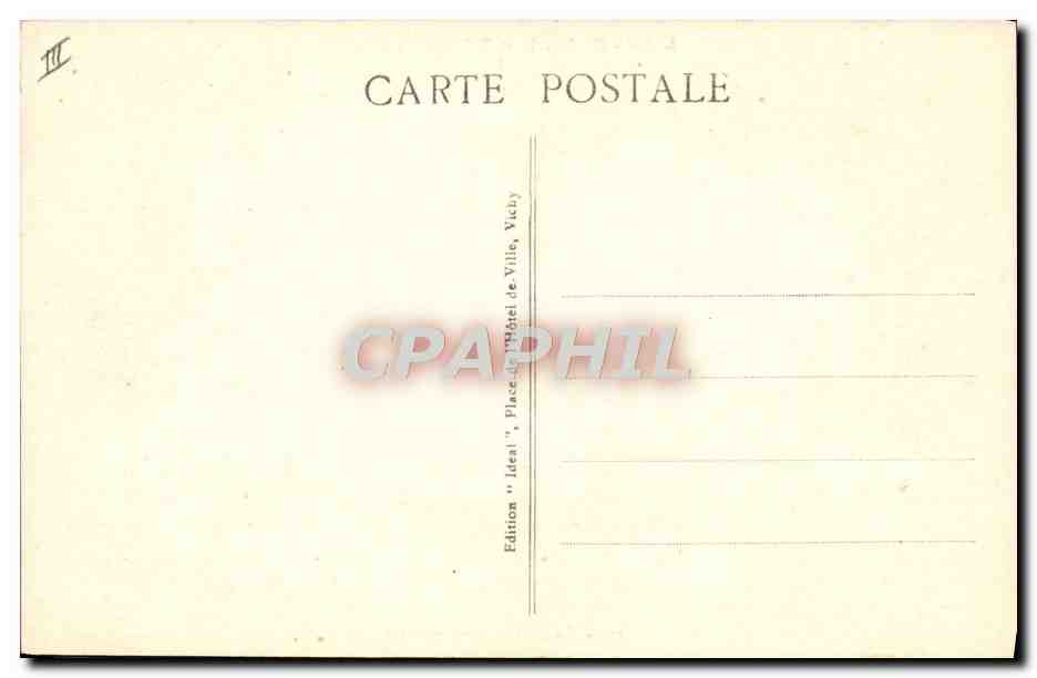 CPA Folklore Auvergne La demande en mariage  — Verso
