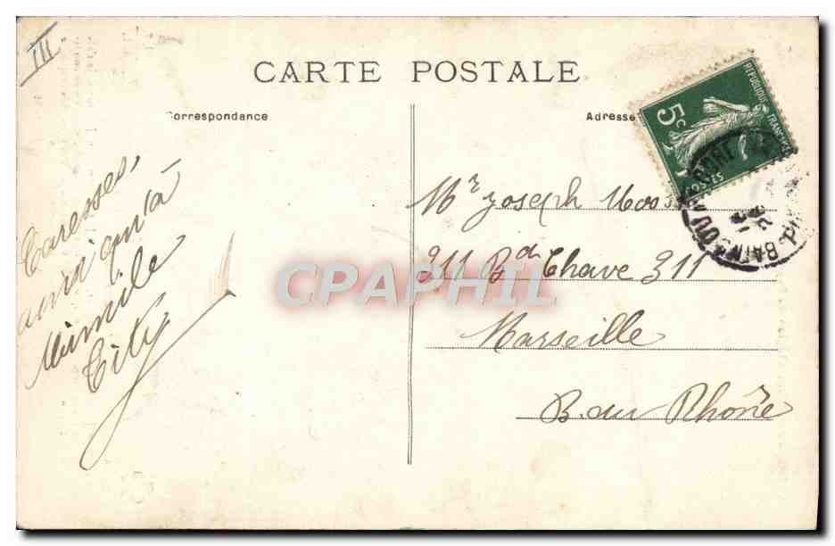 CPA Folklore Auvergne Region du Puy de Dome Brayaudes  — Verso