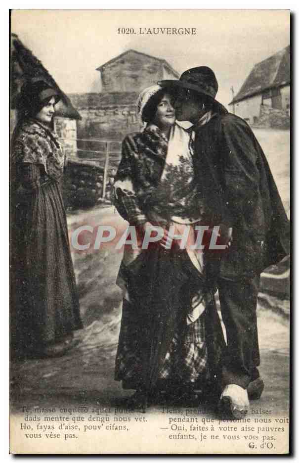 CPA Folklore Auvergne 