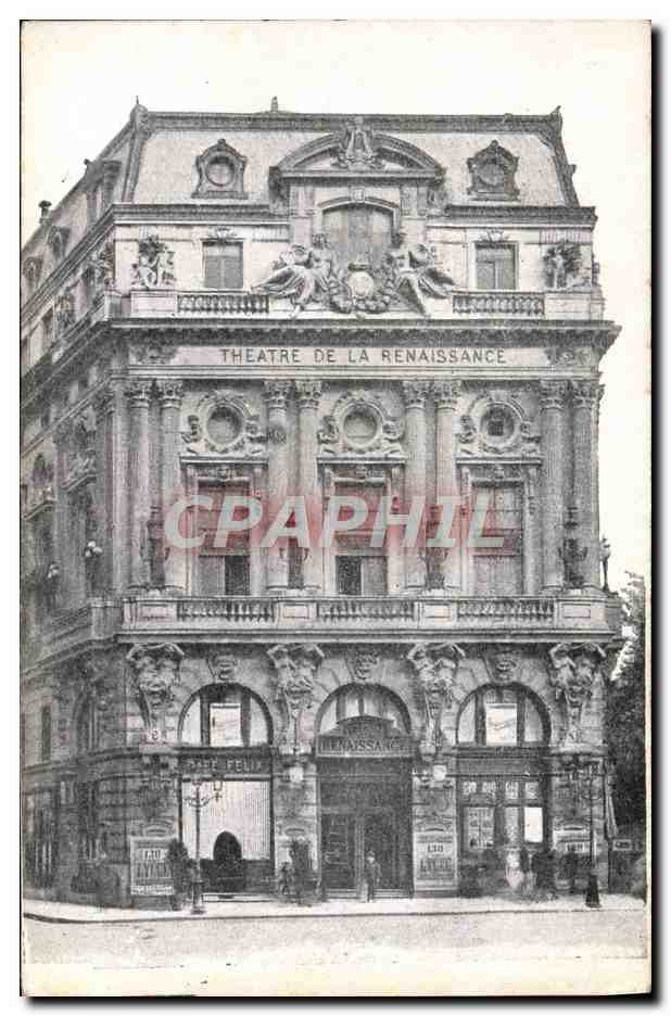 CPA Theatre de la Renaissance Paris 