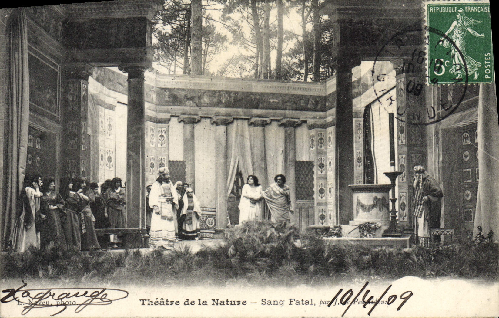 CPA Theatre de la Nature Sang fatal