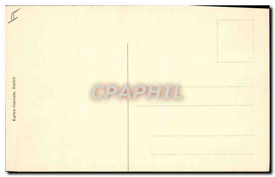 CPA Theatre Zurich Bateau — Verso