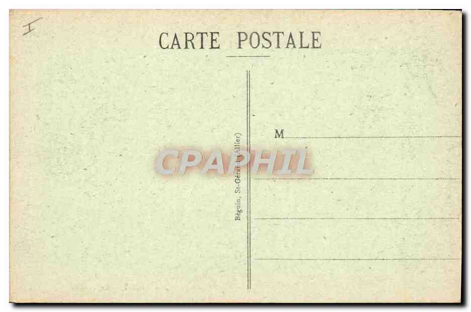 CPA Theatre Vichy  — Verso