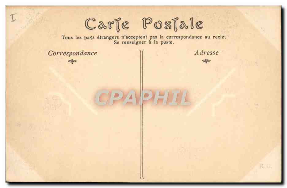 CPA Vichy Le casino salle du Theatre  — Verso