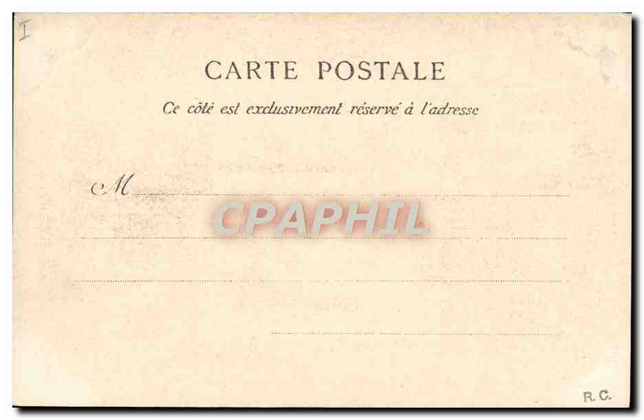 CPA Vichy Casino Salle de Theatre Le rideau — Verso