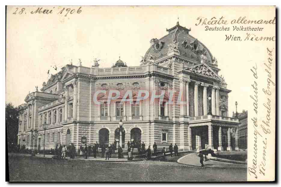 CPA Theatre allemand Wien 