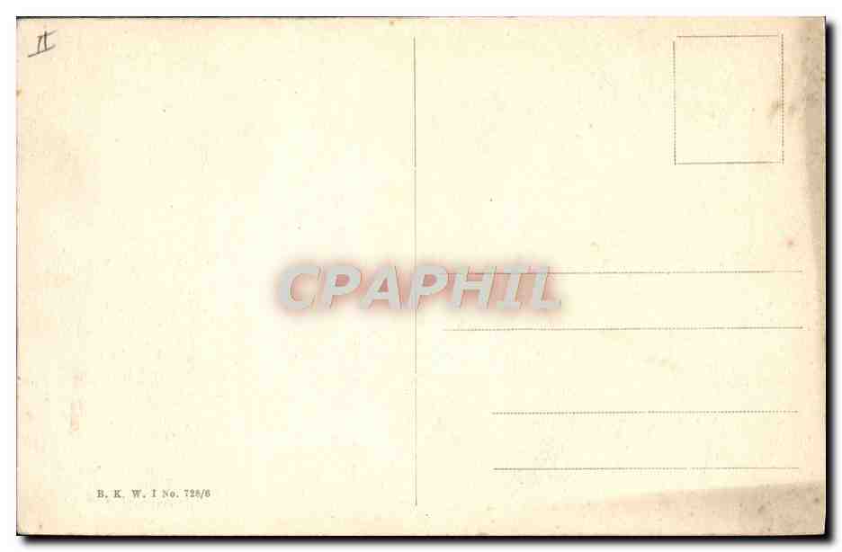 CPA Theatre Wien Deutsches Volkstheater mit Reimunddenkmal — Verso