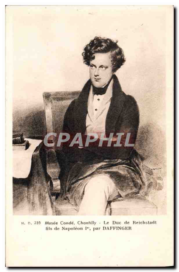 CPA Musee Conde Chantilly Le duc de Reichstadt fils de Napoleon 1er Daffinger