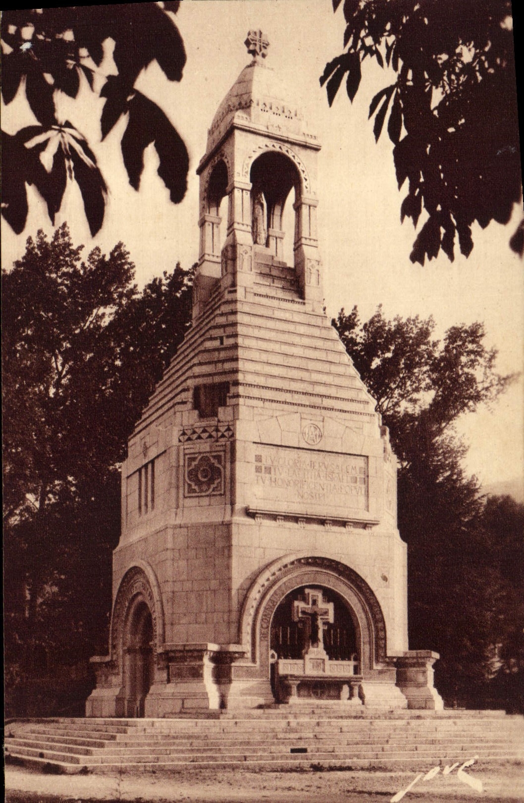 Monument de la Reconnaissance interalliée — Lourdes — Éditions Jové, Pau