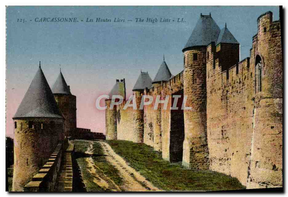 CPA Carcassonne Les Hautes lices