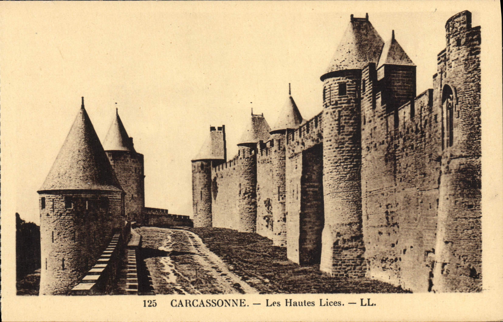 CPA Carcassonne Les Hautes Lices