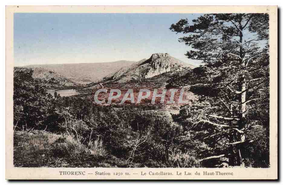 CPA Thorenc Station Le Castellaras Le lac Du Haut Thorenc