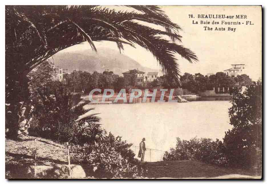 CPA Beaulieu Sur Mer La Baie Des Fourmis 