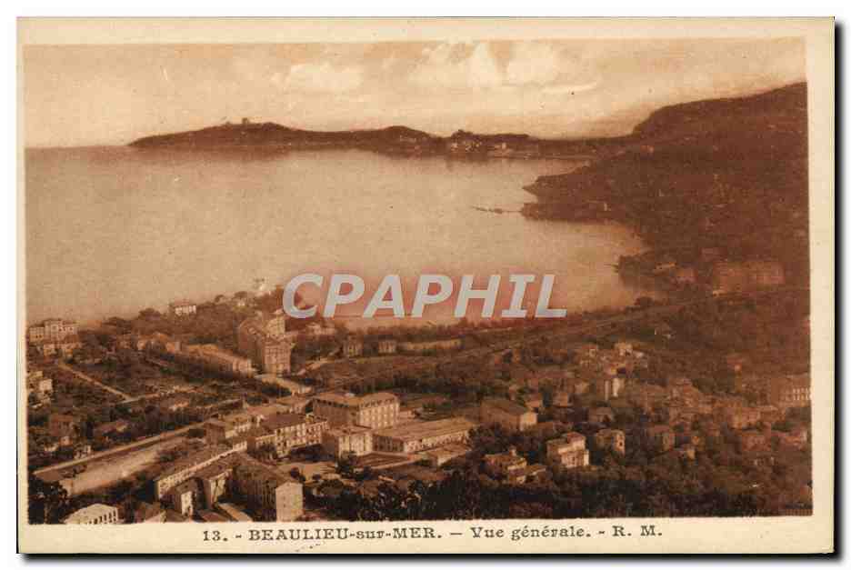 CPA Beaulieu Sur Mer Vue Generale
